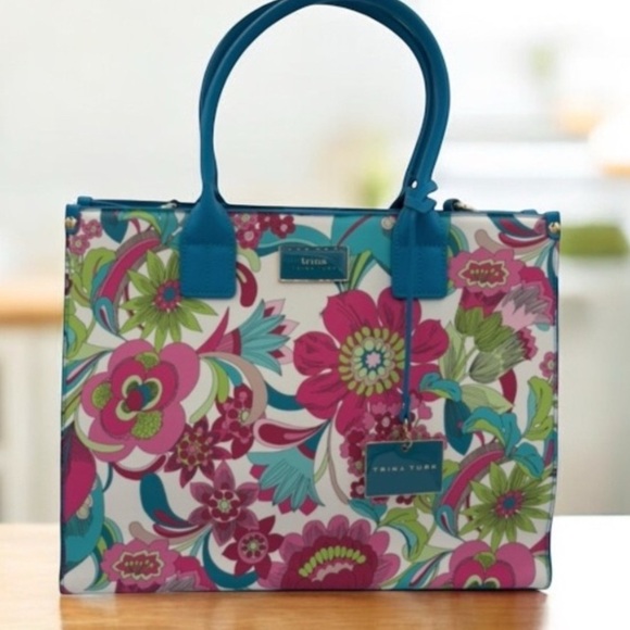 Trina Turk Handbags - Trina Turk Summer Floral Handbag with NWOT